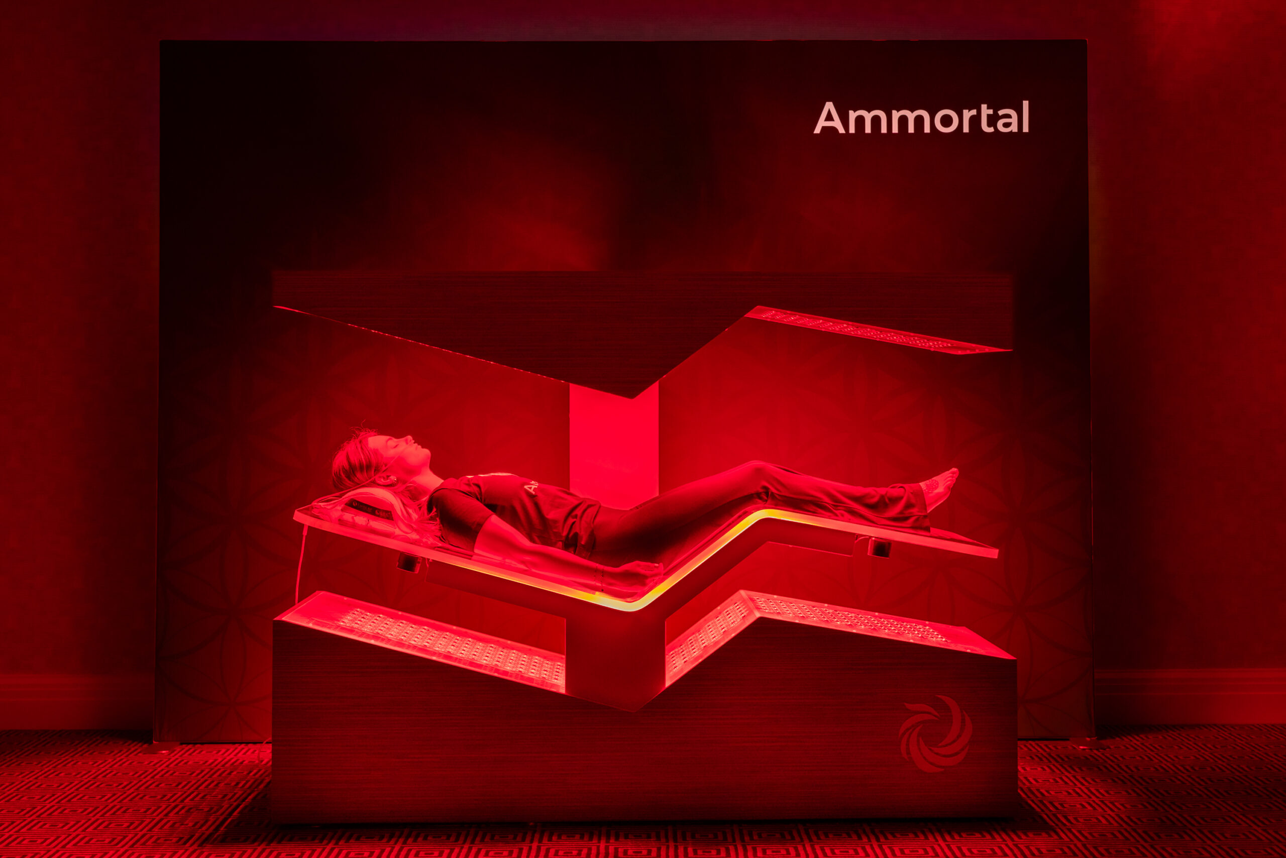 woman lying in PEMF therapy bed