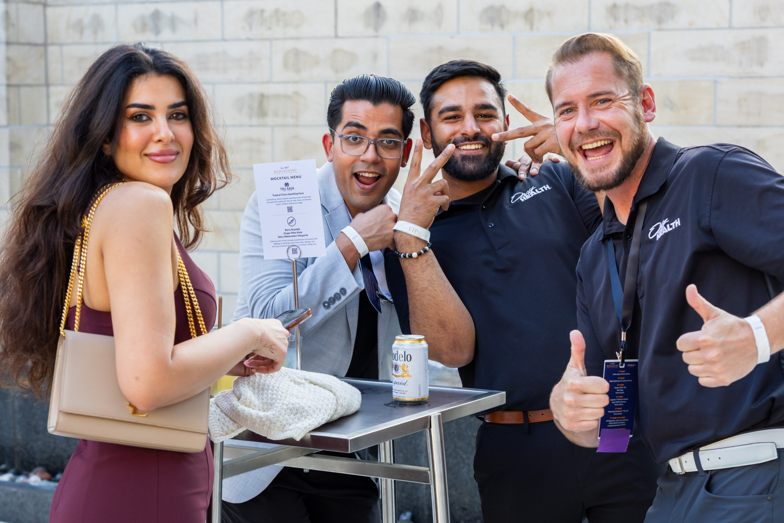 Multi-cultural group of people having fun
